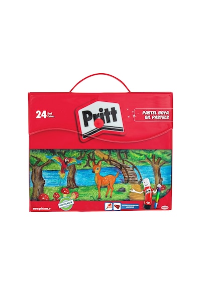 Pastel Boyalar, Canlı Renkler Ve Rahat Uygulamalı Pastel Boya, Yumuşak Çocuk Boyası, Kolay Kullanımlı Resim Boyası, Dayanıklı Kırtasiye Malzemesi, Çantalı 24 Renk Pastel Boya Diğer