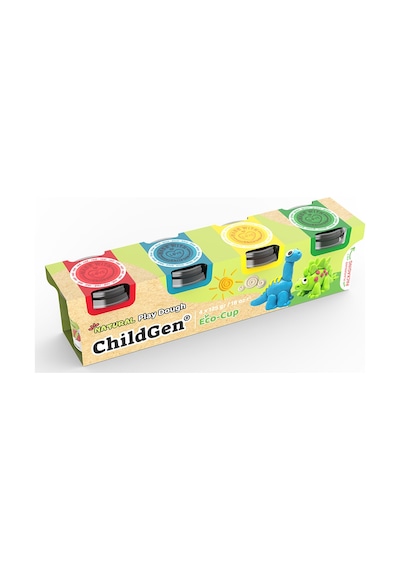 ChildGen 125 Gr 4'lü Standart Oyun Hamuru Set 1