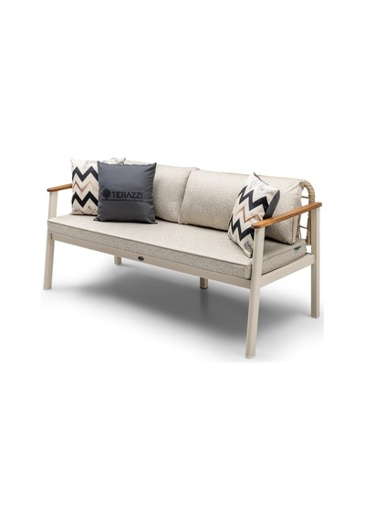 Onyx Midi Bahçe & Balkon Oturma Grubu Krem