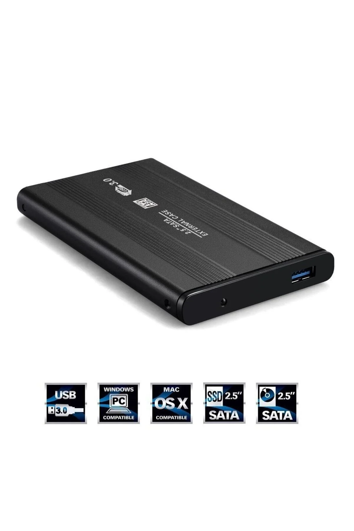 2.5 Hdd Kutusu Usb 3.0 Hardisk Kutusu Metal Gövde Harici Kutu Ssd Kutusu Desteği Windows Mac Için