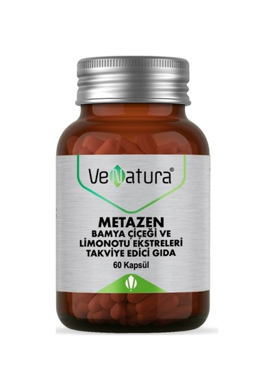 Venatura Metazen Bamya Çiceği Limon Otu 60 Kapsül