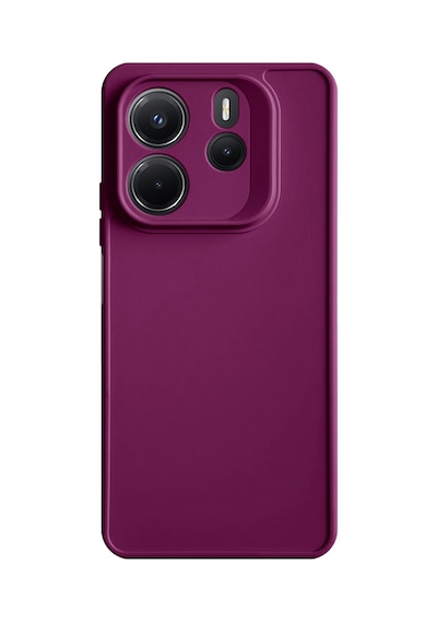 Redmi Note 14 4g / 5g Uyumlu Kamera Korumalı Darbeye Dayanıklı Renk Atmayan Keep Silikon Kılıf Mor