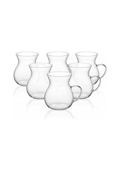 The Mia Kulplu Çay Bardağı 6 Kişilik 544 Şeffaf