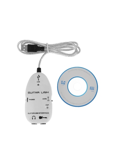 Usb Guitar Link Kablo Usb Gitar Ses Ara Bağlantı Kablosu