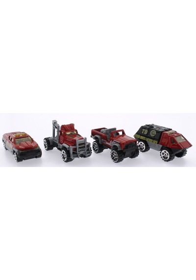 Dörtlü Die-Cast İtfaiye Seti