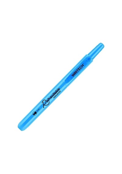 Wrıtech W-805s Basmalı Fosforlu Kalem Pastel Mavi - 12'li Kutu