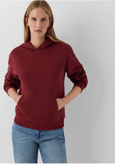 Mavi Kapişonlu Sweatshırt Koyu Bordo Bordo Kadın Sweatshirt M167299-85347