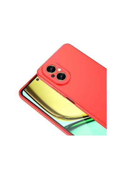Realme 12 Lite Kılıf Yumuşak Silikon Kamera Korumalı Lansman Celikaksesuar Siyah