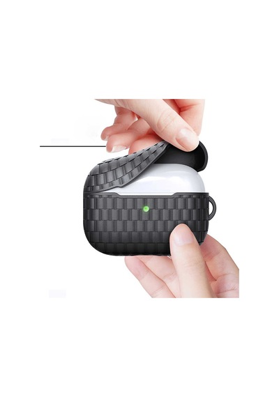 Apple AirPods Uyumlu Pro Zore Airbag 18 Kılıf Siyah