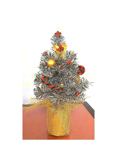 Yılbaşı Ağacı Karlı Görünüm Lux Gold Süsleme