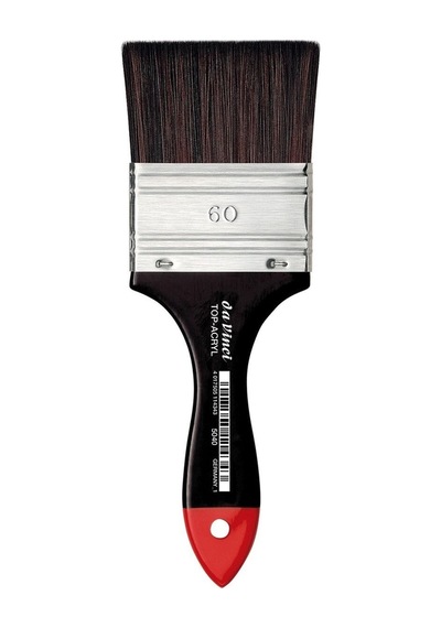 Da Vinci : Top Acryl Sentetik Düz Uçlu Geniş Yüzey Fırçası : Seri 5040 : No:60