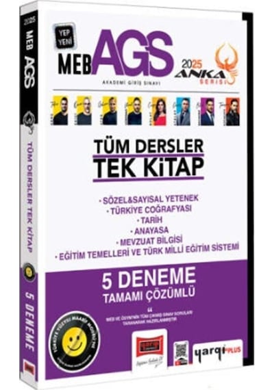 2025 Meb Ags Anka Serisi Tüm Dersler Tamamı Çözümlü 5 Deneme Yargı Yayınları