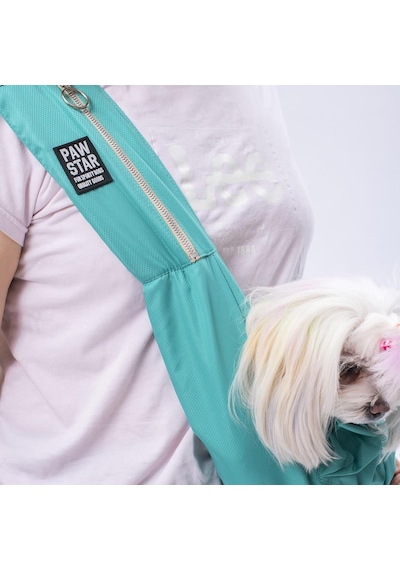 Pawstar Mint Crossbody Küçük Irk Köpek Çapraz Taşıma Çantası
