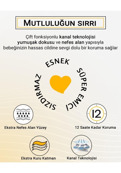 Protection Bebek Bezi 3 Numara Midi 4-9 Kg 100 Adet 2 Li Jumbo Set, Maksimum Koruma Diğer