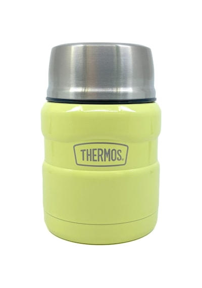 Sk-3002 470ml Stainless King Kaşıklı Yemek Termosu - Açık Sarı