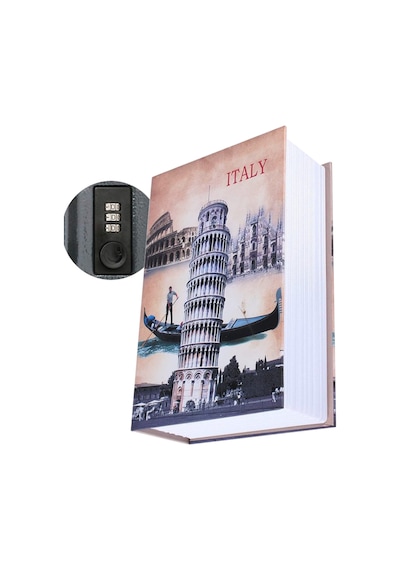 Mühlen Secret Italy 180 Orta Boy Kitap Şekli Gizli & Şifreli Kasa