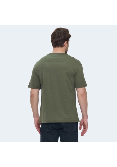 Slazenger VELLAMO Erkek Oversıze Haki Tişört