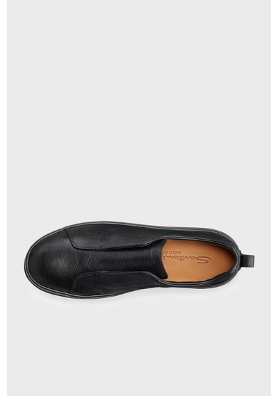 Santoni Deri Sneaker Ayakkabı Erkek Ayakkabı Mbcd22211neatckan01 Siyah