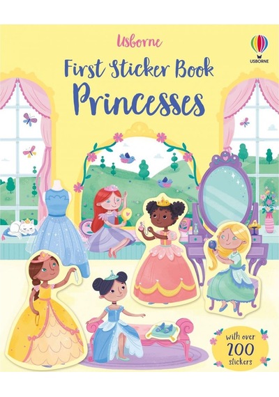 First Sticker Book Princesses (First Sticker Books)- Usborne