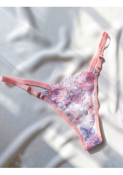 La Linaa Olivia Lila Pudra Kadın Bralet Takım-lila-pudra Lila - Pudra
