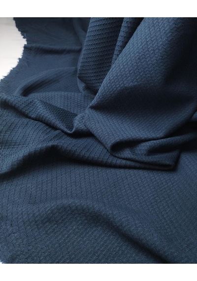 Lacivert Renkte Örme Kumaş En: 140cm-10859 Lacivert