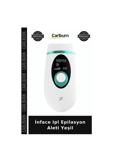 Özel Seri İnface Ipl Epilasyon Aleti Yeşil Günkullanım Pratik Bakım Bacak Bakımı