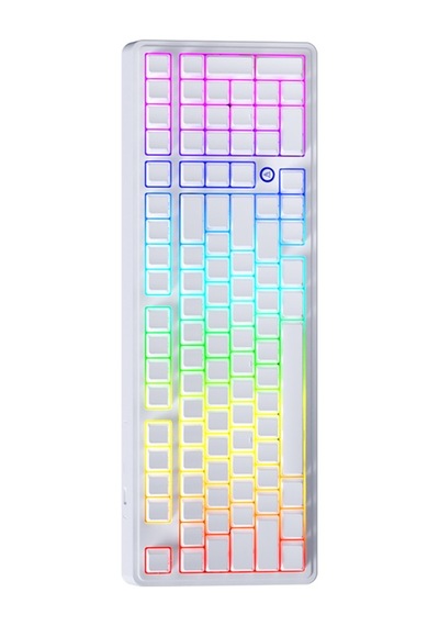Ajazz Ak980 Max V2 8000 Hz Manyetik Rgb Oyuncu Klavyesi Beyaz Meow Meow