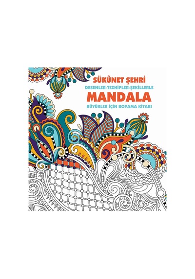 Çizgiler Şehri-mandala, Renkler Şehri-mandala Ve Sükunet Şehri Mandala Seti