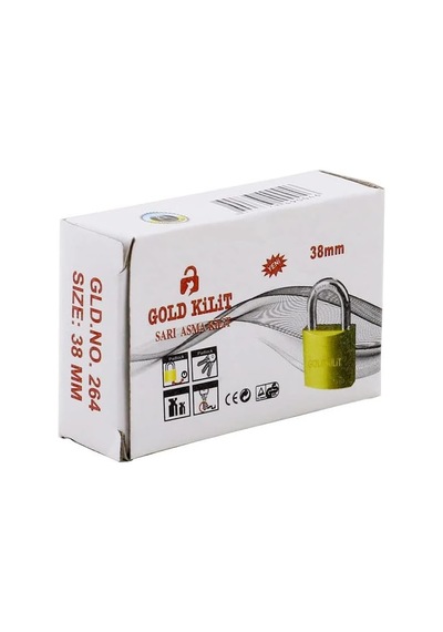 Gold Kilit Döküm Sarı Asma Kilit 50 Mm