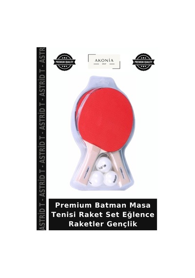 Premium Batman Masa Tenisi Raket Set Eğlence Raketler Gençlik