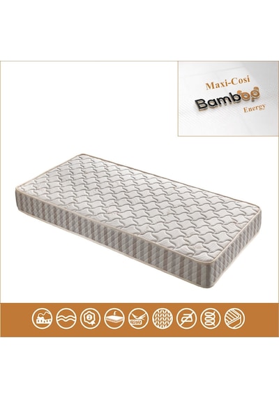 Uzunbebe 80X200 Maxi Cosi Bamboo Energy Ortopedik Yaylı Yatak