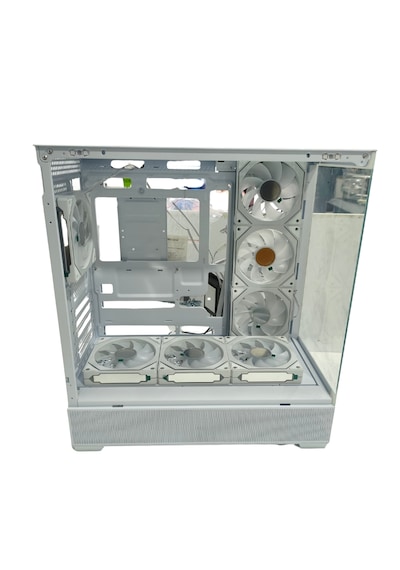 Zoko Alpha 7x120mm Argb Fan+kontrolcü+kumanda Pc Boş Beyaz Kasa