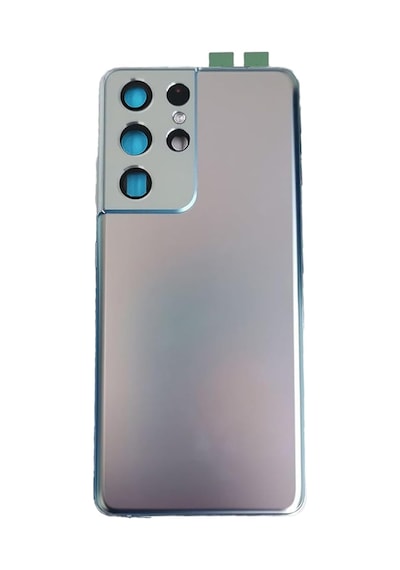 Samsung S21 Ultra Gri Uyumlu Arka Kapak Batarya Kapağı Pil Kapağı Gri
