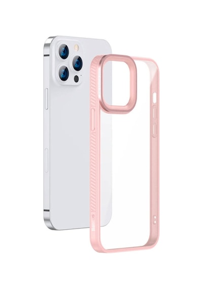 Baseus Crystal Apple Uyumlu iPhone 13 Pro 6.1 Kilif Jel Çerçeve Zirhli Siliko 522410908