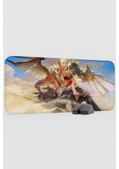 Dehya Genshin Impact Anime Gacha V1 - 70x30 Xl Gaming Mouse Pad Fare Altlığı