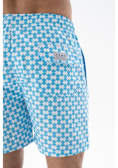 AR-MA Arma Erkek Regular Fit Çok Renkli Mayo Deniz Şortu Y25525278001 Turkuaz