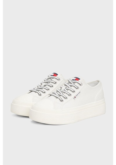 Tommy Jeans Bayan Ayakkabı En0en02714 Ybl Beyaz Beyaz