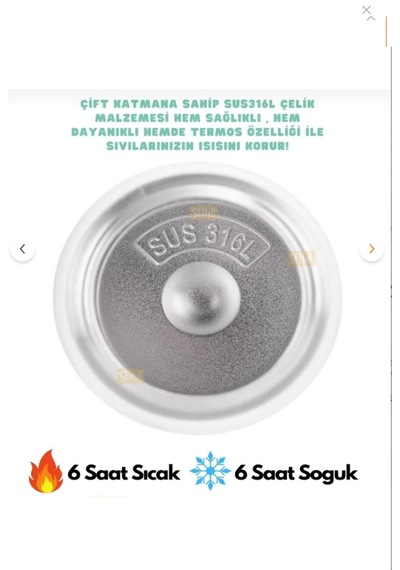 Benisa Shop Vagonlıfe Dıller Panda Figürlü Paslanmaz Çelik Pipetli Suluk Matara Sıcak / Soğuk 6 Saat Beyaz