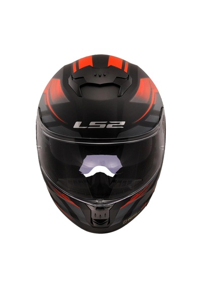 Ls2 Stream 2 Fury Mat Black Red Kask Renkli