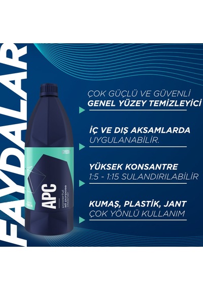 Gyeon Q²m Apc Çok Amaçlı Genel Yüzey Temizleyici - 4000 Ml -konsa -