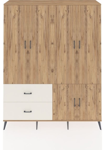 Hyperion Gardrop 5 Raflı 2 Çekmeceli 2 Askılı 176x44x221 Çam-çam/aytaşı Çam/aytaşı Hyperion Gardrop 5 Raflı 2 Çekmeceli 2 Askılı 176x44x221 Çam-çam/aytaşı Çam/aytaşı