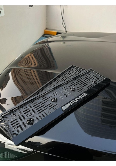 3d Mercedes Amg Takmatik Plakalık Pleksi
