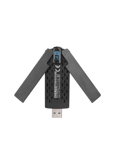Everest Ewa1800, 1800mbp, 2.4ghz Ve 5ghz Dual Band, Wıfı 6, 2x3.5dbi Anten, Usb3.0, Wıreless Ethernet