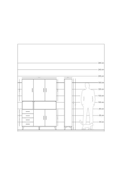 Arges Dolap 7 Raflı 4 Çekmeceli 5 Kapaklı 132x30x195 Aytaşı-aytaşı/antrasit Aytası/antrasıt Arges Dolap 7 Raflı 4 Çekmeceli 5 Kapaklı 132x30x195 Aytaşı-aytaşı/antrasit Aytası/antrasıt