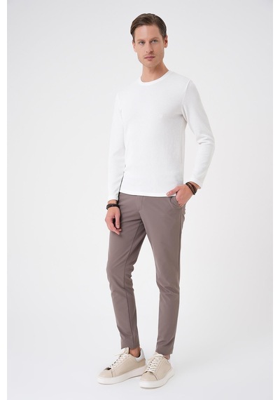 Efor Ts 887 Slim Fit Beyaz T-shirt Beyaz