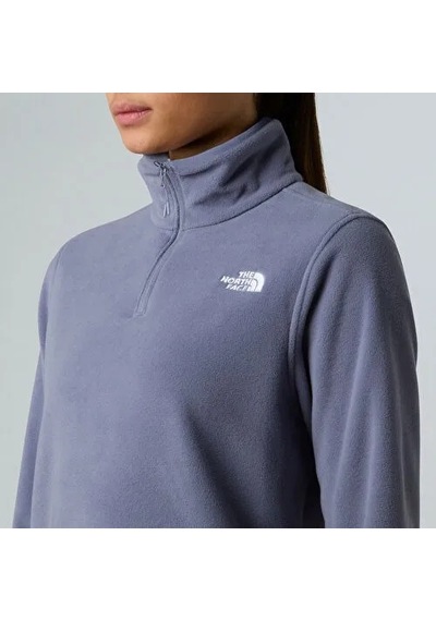 The North Face W Glacier Fleece 1/4 Zip Kadın Polar Sweatshirt Nf0a8d2jbtr1 Mor