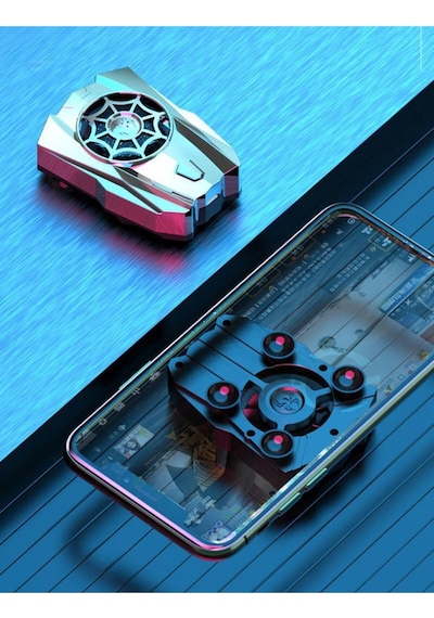 Tüm Telefon Tabletlere Uyumlu Vantuzlu Şarjlı Telefon Soğutucu Oyun Hızlandırıcı Telefon Soğutucu
