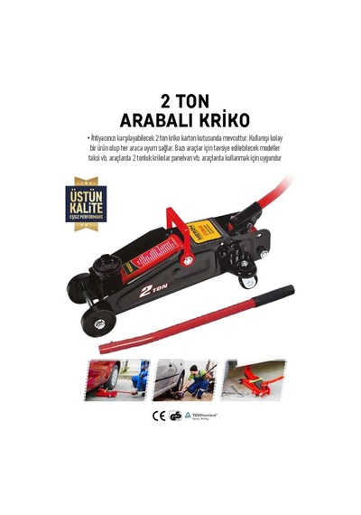 Meşem 2 Ton Arabalı Oto Kriko