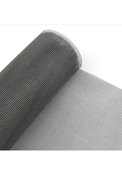 Tusem Fiberglass 120 500cm Ebatlarında Gri Renk Sineklik Tülü