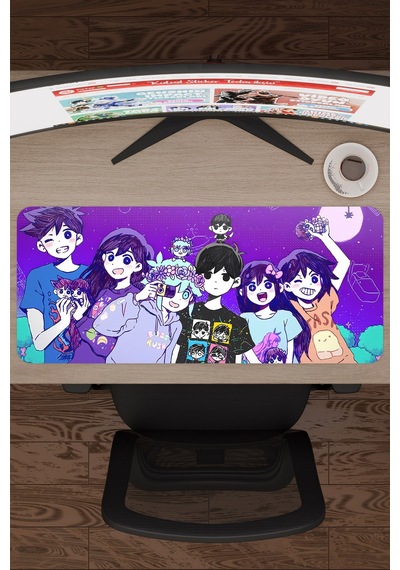 Omori Kaymaz Dikişli Kauçuk Oyuncu Mousepad V3 - 70x30 Xl Gaming Mouse Pad Fare Altlığı